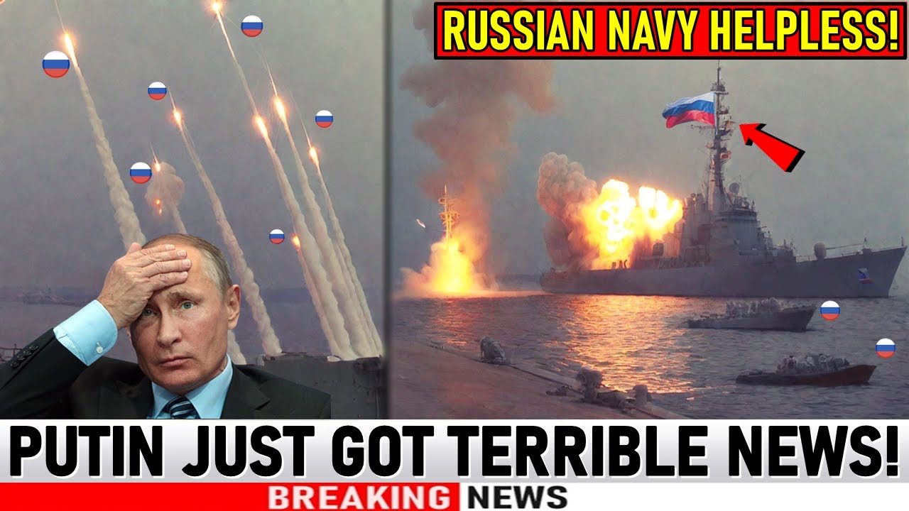 Putin just got terrible news! Ukraine DESTROYED Russian Navy in the Crimean harbor with US Hammers!