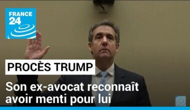 Procès pénal de Donald Trump : son ex-avocat reconnaît avoir menti pour lui • FRANCE 24