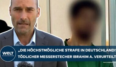 BROKSTEDT: "Höchstmögliche Strafe!" Messerattacke im Regionalzug! Lebenslange Haft für Ibrahim A.