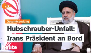 heute 19:00 Uhr vom 19.05.24 Irans Präsident verunglückt, Hochwasser-Lage, Proteste gegen Netanjahu