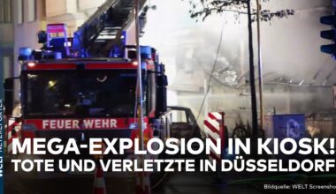 DÜSSELDORF: Heftige Explosion im Kiosk! Tote und Verletzte nach Unglück im Wohnhaus