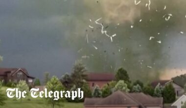 Tornado tears through residential neighbourhood in Pennsylvania