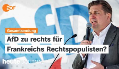 heute journal vom 21.05.2024 Le Pen bricht mit AfD, Baerbock besucht Kiew, Reichsbürger-Prozess