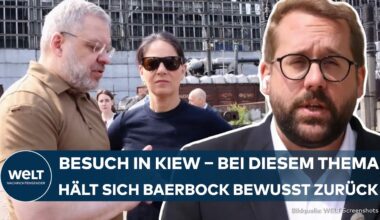 PUTINS KRIEG: Überraschungsbesuch! Annalena Baerbock besucht Ukraine – Appell für mehr Luftabwehr