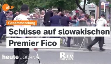 heute journal vom 15.05.24 Schüsse auf Fico, Prognose der Wirtschaftsweisen, Klinik-Reform (english)