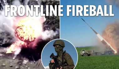 Giant Russian howitzer blown to smithereens in Ukraine blitz as Putin ramps up chilling nuke drills