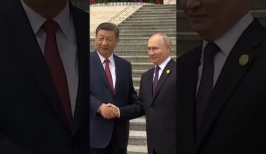 Vladimir Putin meets Xi Jinping in China