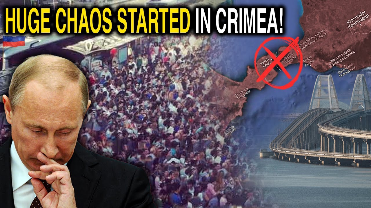 In the middle of HELL: 50,000 Russian soldiers STRANDED in Crimea! Kerch bridge closed!