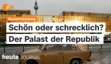 heute journal 18.05.24 Hochwasserlage, Slowakei gespalten, Erinnerung Palast der Republik (english)