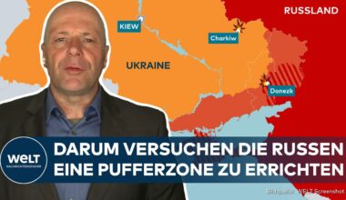 PUTINS KRIEG: „Russen scheinen Pufferzone einrichten zu wollen“ -Lage an der Front in der Ostukraine