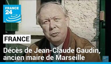 Décès de Jean-Claude Gaudin, longtemps maire et incarnation de Marseille • FRANCE 24