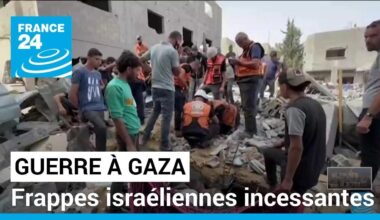 Frappes israéliennes incessantes sur Gaza • FRANCE 24