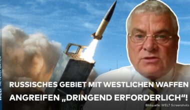 PUTINS KRIEG: "Russland verbiegt Völkerrecht" – Mit westlichen Waffen russisches Gebiet angreifen?