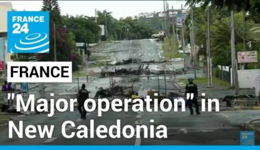 France looking to restore "republican order at all costs" with a "major operation" in New Caledonia