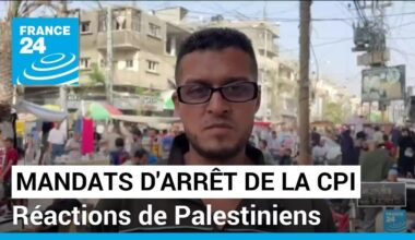 Mandat d'arrêt contre Netanyahu réclamé par la CPI : réactions de Palestiniens • FRANCE 24