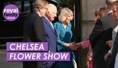 King and Queen Attend The Chelsea Flower Show