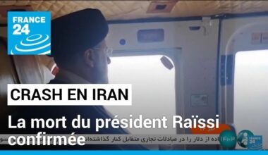 Crash en Iran : la mort du président Raïssi confirmée • FRANCE 24