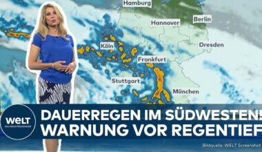 WETTERCHAOS IM ANMARSCH: Dauerregen und Unwetterwarnungen für Süden und Westen