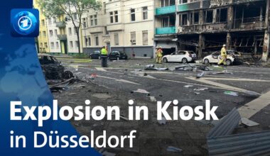 Tote und Verletzte bei Explosion in Kiosk in Düsseldorf