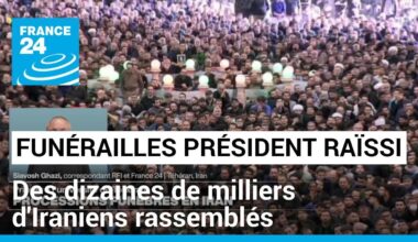 Funérailles du président Raïssi : "c'est la foule des grands jours à Téhéran" • FRANCE 24