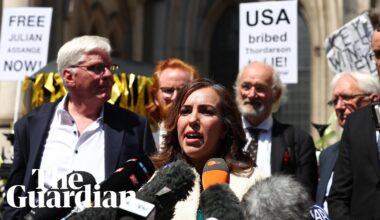 Julian Assange's wife reacts after high court ruling in extradition case