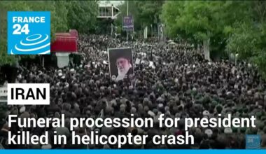 Iran holds memorial for late president Raisi after helicopter crash death • FRANCE 24 English