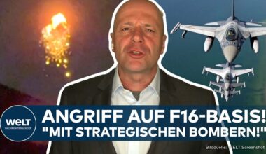 PUTINS KRIEG: "Zusammenhang mit F16-Lieferung!" Russland greift ukrainischen Luftwaffenbasis an!