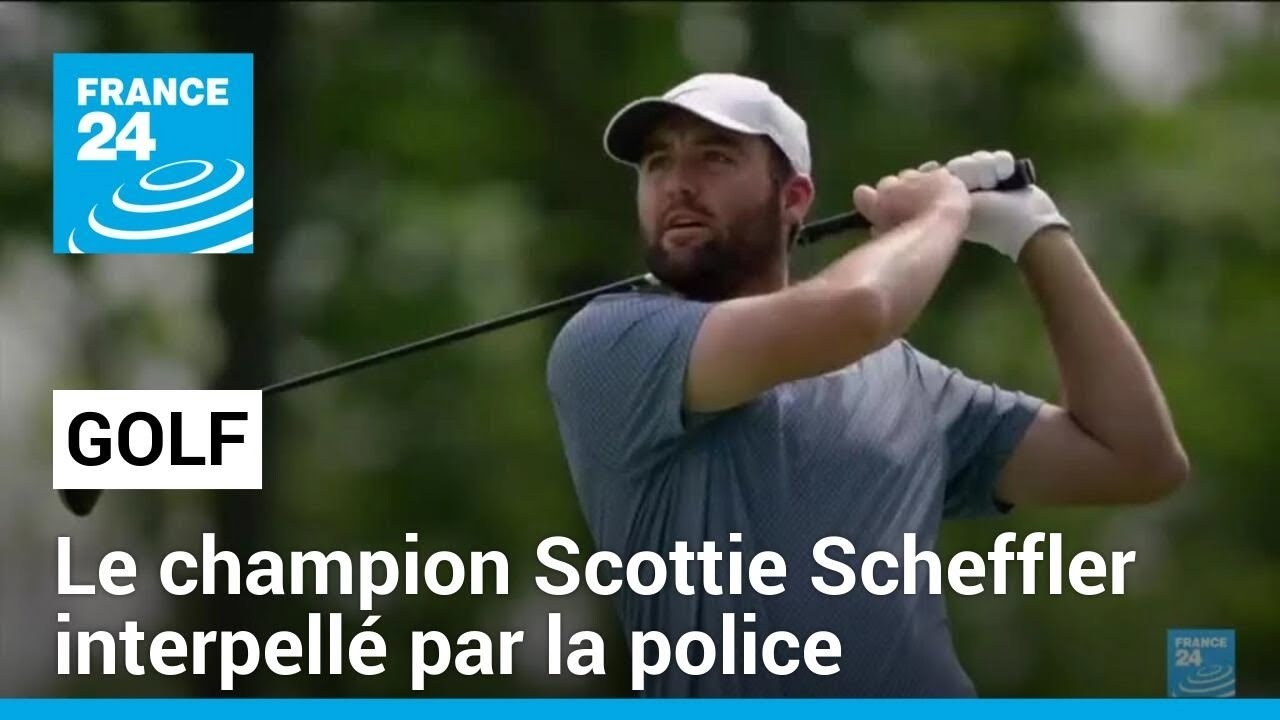 Golf : le champion Scottie Scheffler interpellé par la police après un refus d'obtempérer