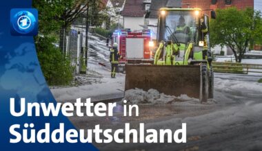 Unwetter sorgen für Überflutungen – weiterhin gibt es Warnungen