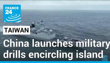 China launches military drills encircling Taiwan • FRANCE 24 English