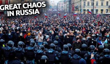 Hundreds Of Russians Are On The Streets : Putin Is So Desperate For The First Time!