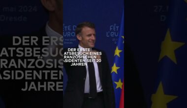 EMMANUEL MACRON: "Europa ist ..." So gut spricht Frankreichs Präsident deutsch I WELT #shorts