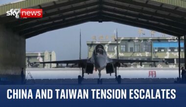 China launches mock missile strikes on Taiwan