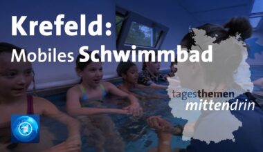 Krefeld: Mobiles Schwimmbad | tagesthemen mittendrin