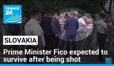 Slovak PM in 'serious' but stable condition after being shot • FRANCE 24 English