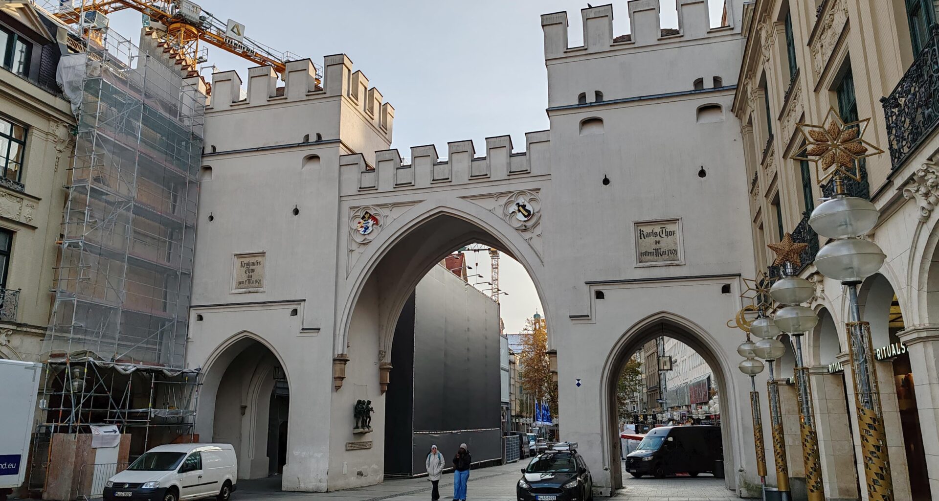 Karlstor or Charles Gate , Munich , Germany ( OC ).