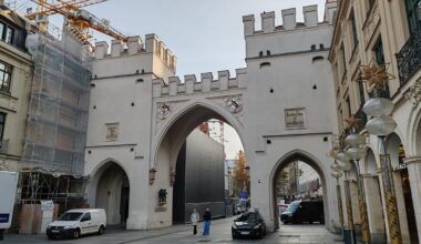 Karlstor or Charles Gate , Munich , Germany ( OC ).