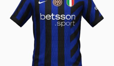 [Footy Headlines] The Nike Inter 24-25 home kit might have a centered badge, with the left chest featuring the Scudetto. This is a guess of Inter kit expert @rupertgraphic based on Nike’s teaser image.