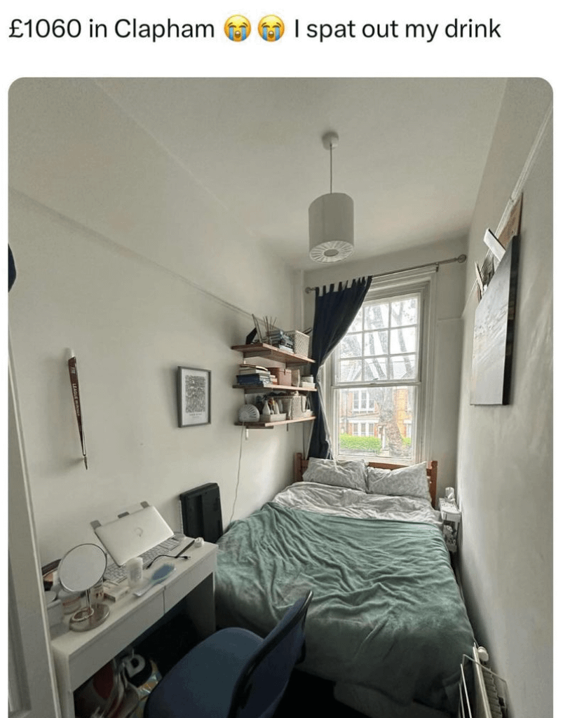 London rental prices are wild