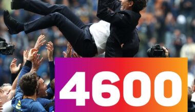 [OptaPaolo] 4600 - With today's success, Inter has won 4600 points in #SerieA (since 1929/30), becoming only the second team to reach this milestone in the history of the tournament, after Juventus. Stars.