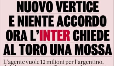 [GdS] Yesterday’s meeting confirmed that the deals for Lautaro’s renewal have changed compared to March. Now the request is €12M upwards, a figure that Inter cannot and does not want to reach. There was no rupture because both the club and the agent reiterated their desire to reach an agreement.