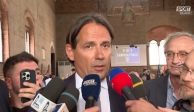 [Mari] Simone Inzaghi: “Renewal? I said it after Torino. Winning the championship with five games to spare is wonderful, and what the people of Inter paid us was also wonderful. Now there are two games left and then we will meet with the club.“