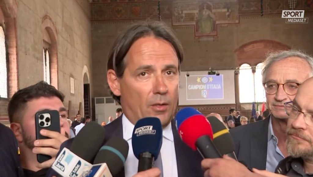 [Mari] Simone Inzaghi: “Renewal? I said it after Torino. Winning the championship with five games to spare is wonderful, and what the people of Inter paid us was also wonderful. Now there are two games left and then we will meet with the club.“