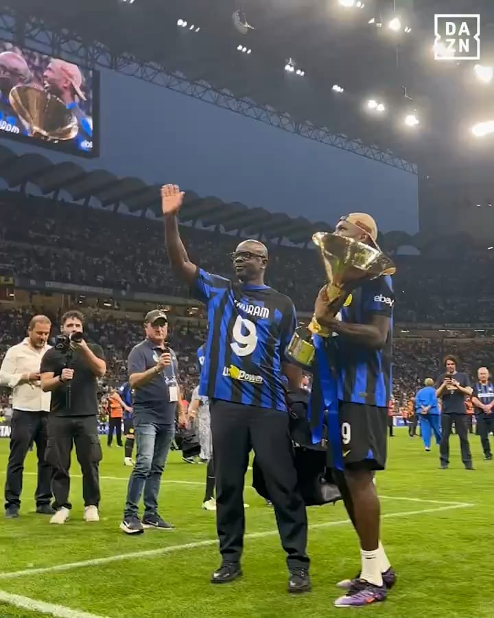 [DAZN Italia] Lilian and Marcus Thuram 🖤💙🏆