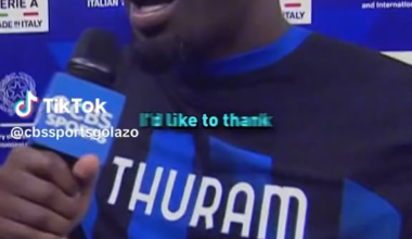 [CBS Sports Golazo] Marcus Thuram joined @IFTVMarco and talked about how his 'Best Uncle' Thierry Henry helps him on-and-off the pitch.