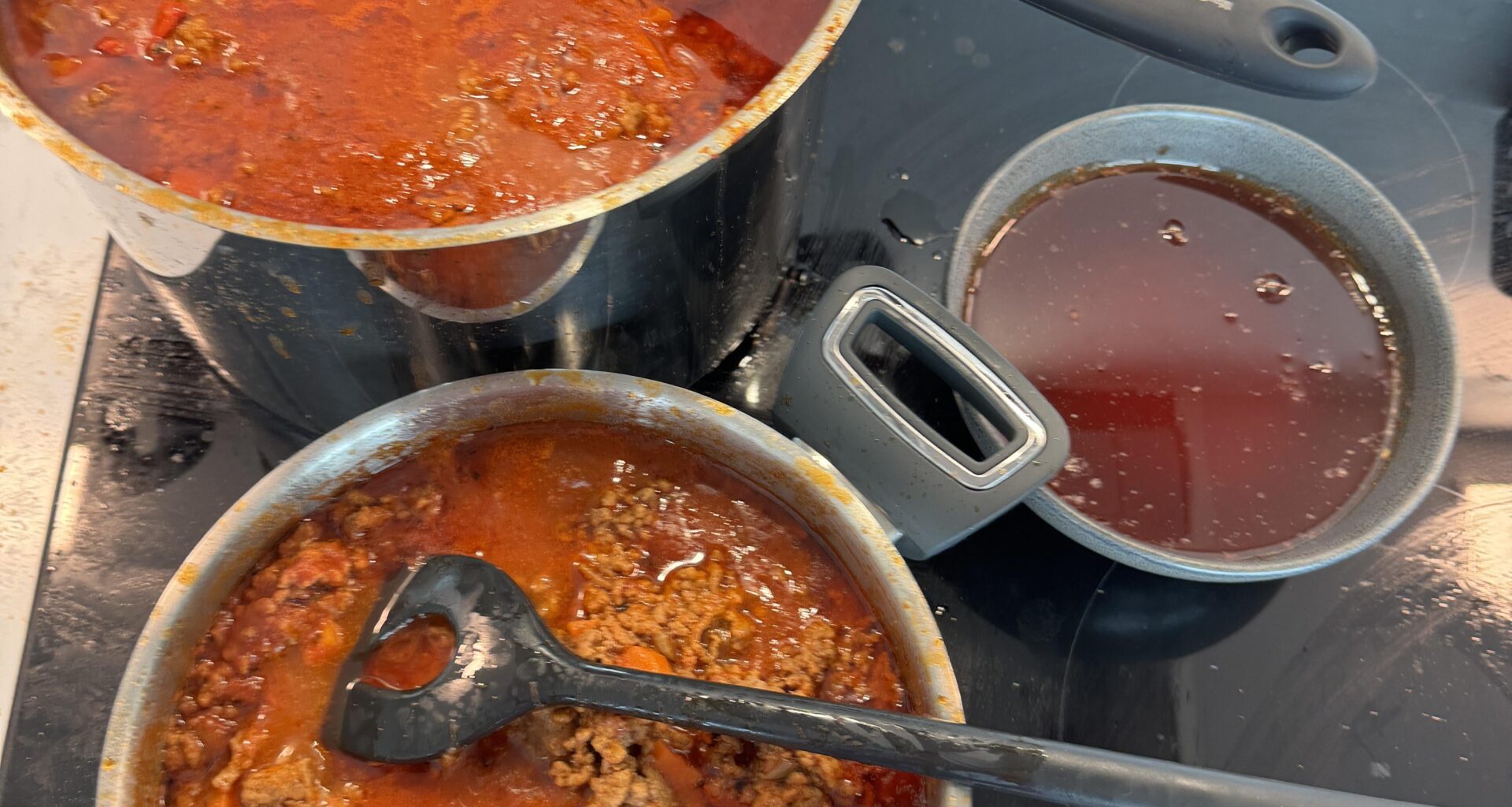 Fett/öl Schicht bei Bolognese abschöpfen?