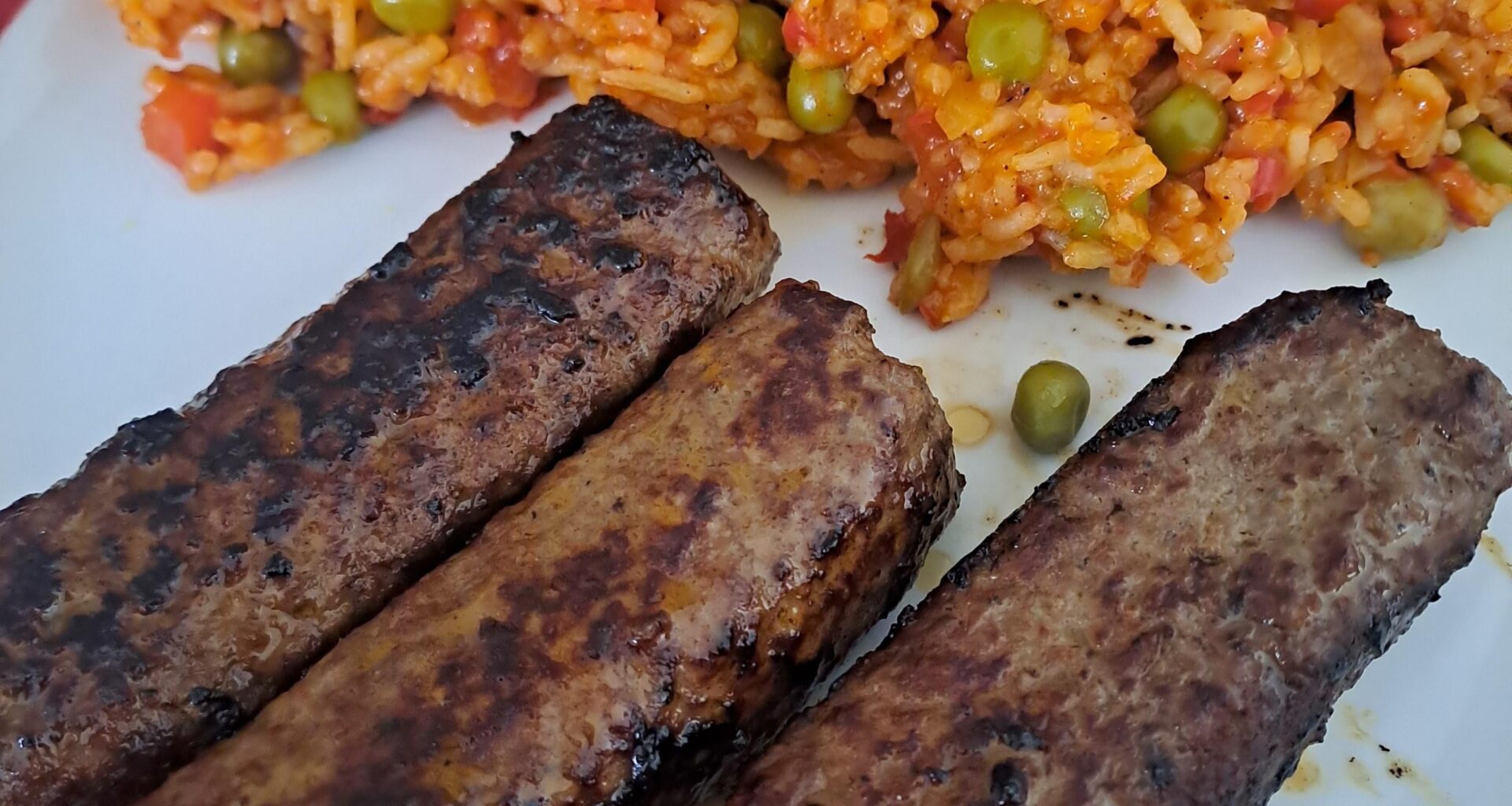 Cevapcici mit djuvec reis