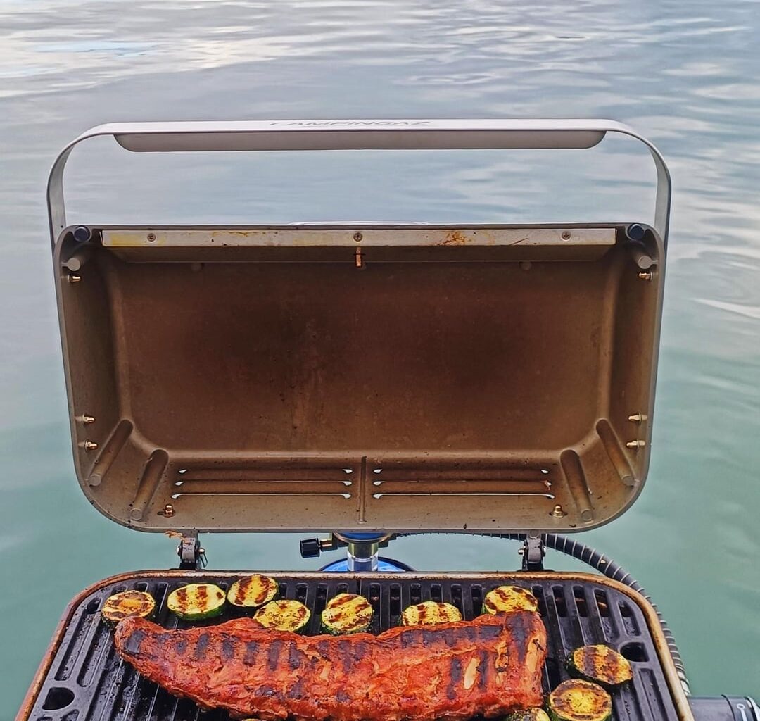 Angrillen auf dem Boot