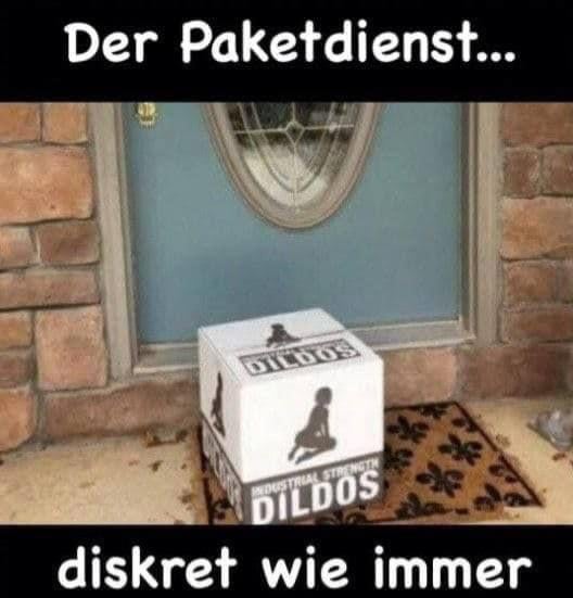 Diskret ist nicht alles 😁