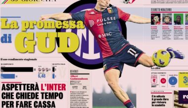 [GdS] "WAITING FOR YOU" - Inter ask for time and Gudmundsson gives priority. But there's the risk of bidding war and the Nerazzurri must hurry.